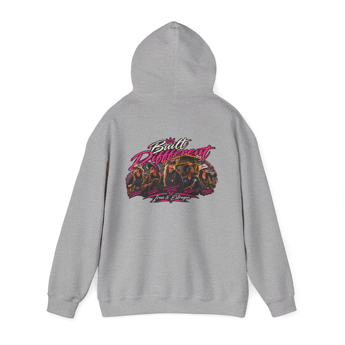 Built Different Graphic Hoodie