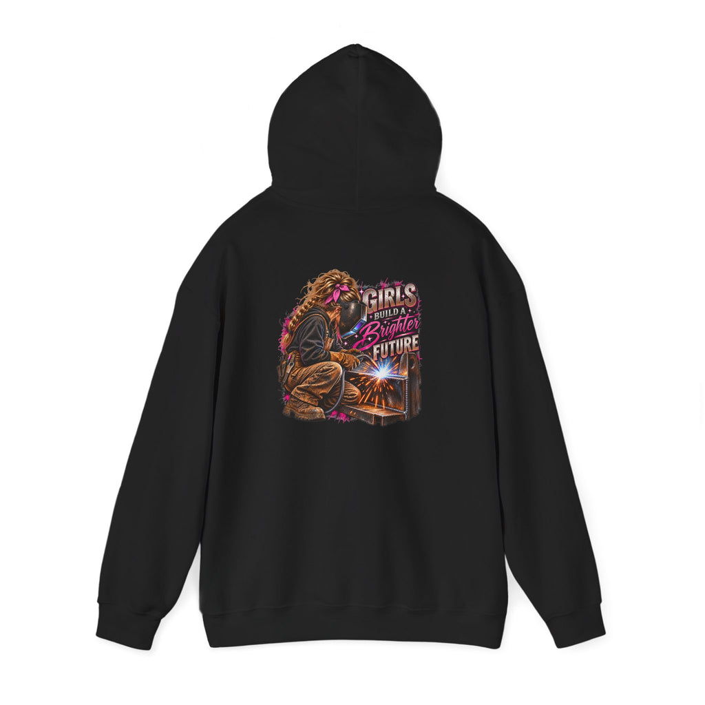 Girls Who Build the Future Inspirational Hoodie